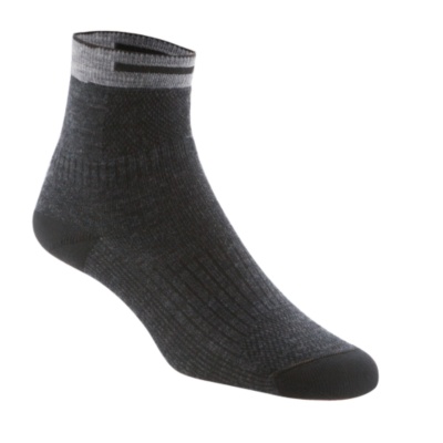 INgenius Men's / Women's Merino Wool Quarter Socks, Pair black
