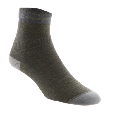 INgenius Men's / Women's Merino Wool Quarter Socks, Pair olive