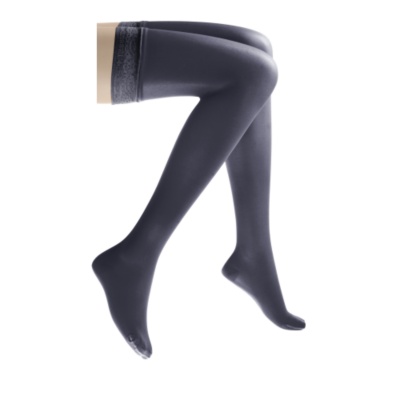 Jobst Women's UltraSheer Firm Support Thigh Highs, Pair  navy
