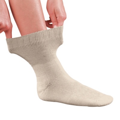 FootSmart Men's / Women's Diabetic Extra-Roomy Crew Socks, Pair - 60543 FootSmart Men's / Women's Diabetic Extra-Roomy Crew Socks, Pair - 60543