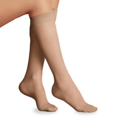 FootSmart Women s Sheer Firm Support Full Calf Knee Highs, Pair
