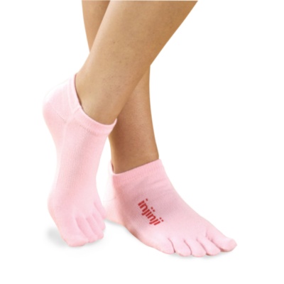 Injinji Men's / Women's Tetratsok Micro Crew Socks, Pair - 60558