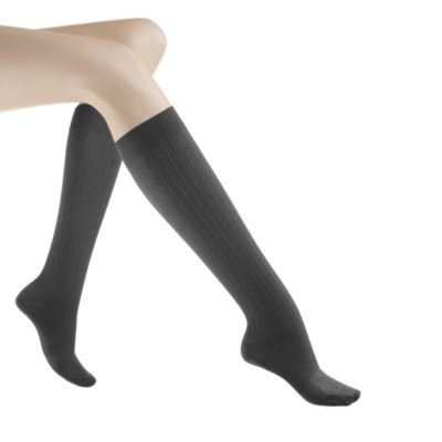 Sigvaris Delilah Women's Classic Dress Moderate Support Knee High Socks, Pair  charcoal