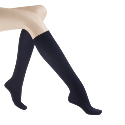 Sigvaris Delilah Women's Classic Dress Moderate Support Knee High Socks, Pair  navy