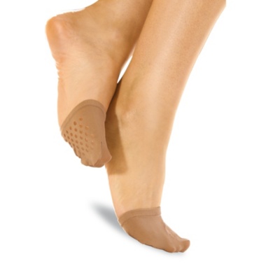 Peda Bella Microfiber Nylon Non-Skid Toe Toppers, 2 Pairs - 60572
