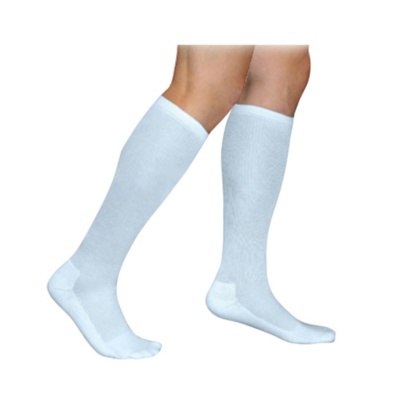 Sigvaris Mens 360 Cushioned Cotton Rx Firm Support Socks, Pair  white