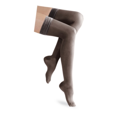Jobst Women's UltraSheer Firm Support Petite Thigh Highs, Pair
