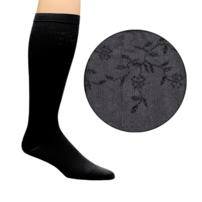 Smart Support Women’s Floral Border Pattern Light Support Trouser Socks, 3 Pairs - 98663 Smart Support Women’s Floral Border Pattern Light Support Trouser Socks, 3 Pairs - 98663