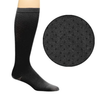 Smart Support Women's Dot Pattern Light Support Trouser Socks, Pair
