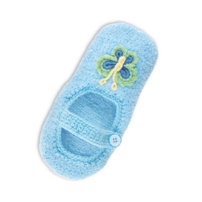 FootSmart Women’s Butterfly Treaded Chenille Slipper Socks, Pair - 60724