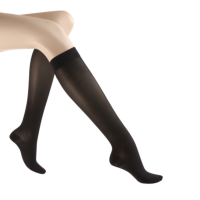 Medi Womens Sheer & Soft Firm Support Standard Knee Highs, Pair
