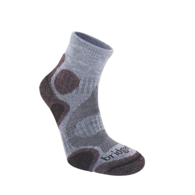 Bridgedale Womens X-Hale Trail Diva Quarter Socks, Pair
