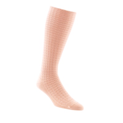 FootSmart Womens Basketweave Knee High Socks, Pair
