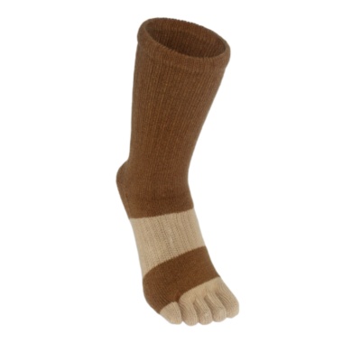 ToeToe Men’s / Women’s 3D Walking Crew Socks, Pair - 61385