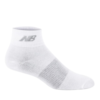 New Balance Men's / Women's Coolmax Thin Racer Quarter Socks, 2 Pairs - 61492