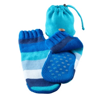 FootSmart Women's Striped Button Socks, Pair - 61705