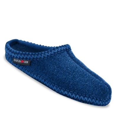 Haflinger Men's / Women's Everest Boiled Wool Indoor Clogs  pacific