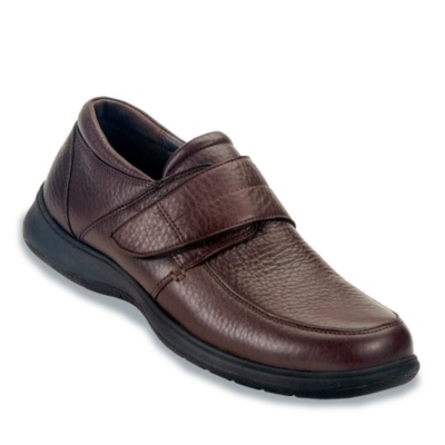 Men's Casual Shoes ~ FootSmart Men's 'David' Slip-Ons  brown leather ww/3e-4e