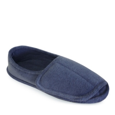 FootSmart Men's 'Terry' Slippers   navy m/d