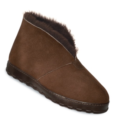 FootSmart Men's 'Alpine Bootie' Slippers  brown m/d