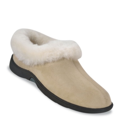 FootSmart Women's Shearling 505 Slippers  cane w/d