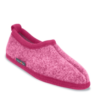 Haflinger Women's 'Highback' Slippers  pink