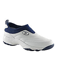 Propt Women's Wash 'N Wear Walker Slip-Ons white navy ww/2e