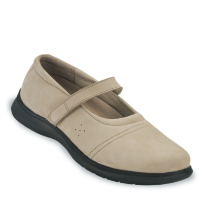 Women's Casual Shoes ~ FootSmart Women's Anna Mary Jane   sand nubuck w/d-e