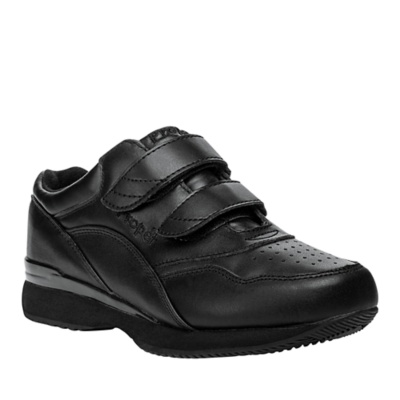 Propet Women's Tour Walker Hook-and-Loop Walking Shoes  black w/d