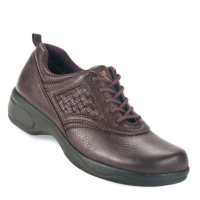 Softspots Women's Marathon II Walking Shoes  dark brown ww/2e-3e
