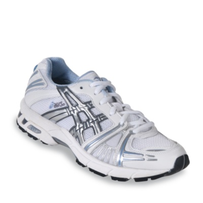 Asics Women's Gel Kayano Walker V Walking Shoes  white/powder blue w/d