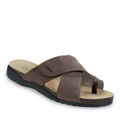Teva Women's Soltana Slide Sandals dark brown