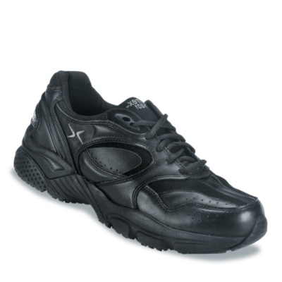 Aetrex Men's '801 Athletic' Walking Shoes   black w/e-2e
