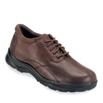 Aetrex Men's 'Casual Walker' Oxford Tie   brown m/c-d