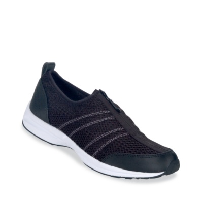 Easy Spirit Women's 'Under Par' Zip Slip-ons  black/white m/b