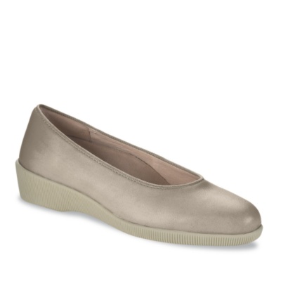 FootSmart Women's Alexa Pumps   taupe w/d