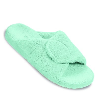 Slippers ~ Acorn Women's Spa Slide Slippers  seafoam m/b