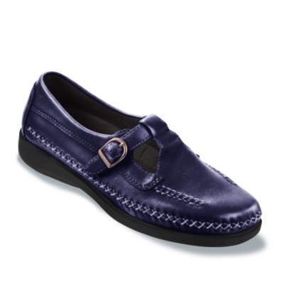 Women's Casual Shoes ~ Dexter Women's Faith Moccasins  navy leather w/c-d