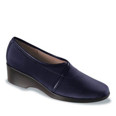Munro Womens Breeze Slip-Ons  navy m/b