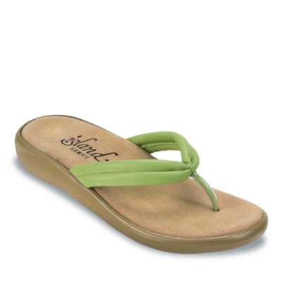 Island Hawaii Women's Thong Sandals  mint w/d-e