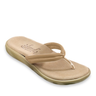 Island Hawaii Women's Thong Sandals  tan m/b-c