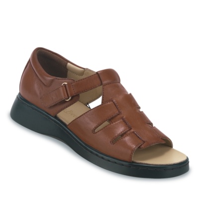 Drew Women's Lorane Sandals  saddle tan calf m/b