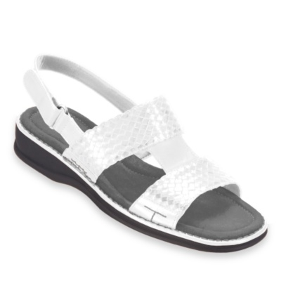 Trotters Women's 'Camille' Sandals   white ww/2e