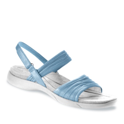Hush Puppies Women's Impulsive Sandals  light blue m/b-c