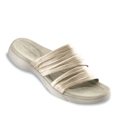 Hush Puppies Womens Intuitive Slides  gold w/d-e