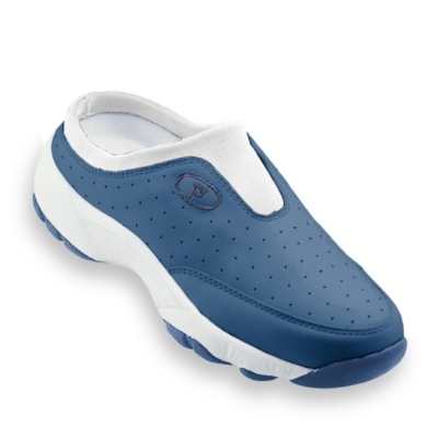 Propet Women's Wash N Wear Slides  royal blue/white ww/2e