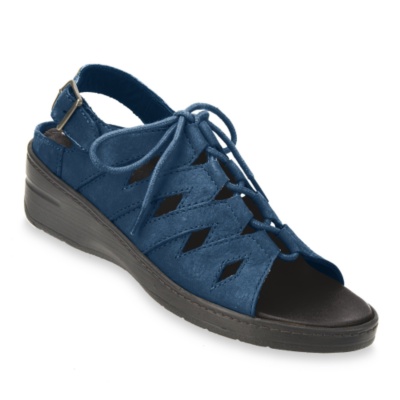 Drew Women's Tori Sandals  navy nubuck w/d