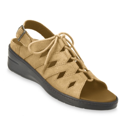 Drew Women's Tori Sandals  vanilla bean calf ww/2e