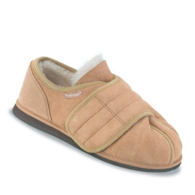 FootSmart Men's / Women's Genuine Sheepskin Wrap Slippers - 71051