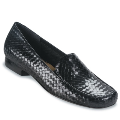 Women's Dress Shoes ~ Trotters Women's 'Megan' Woven Loafers  black m/b